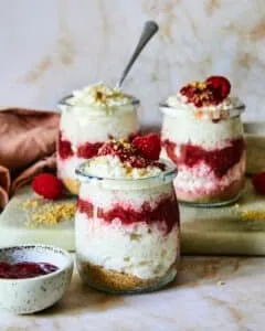Raspberry rice pots