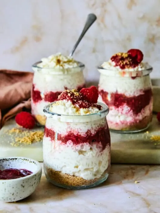 Raspberry rice pots